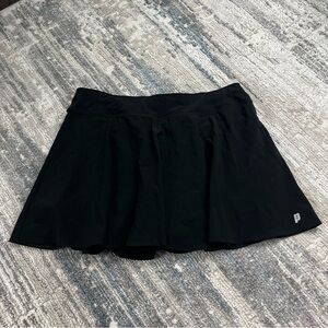 Prince Tennis Skirt Black Size Large Built in shorts